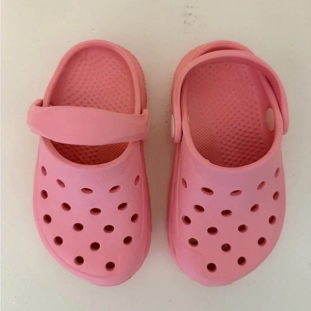 Kids Pink Slip on Shoes
